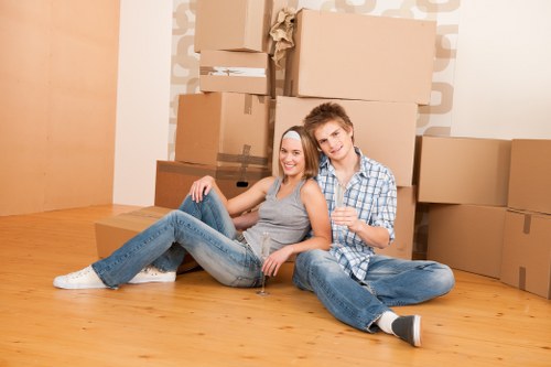 Lewisham removal van helping with a residential relocation