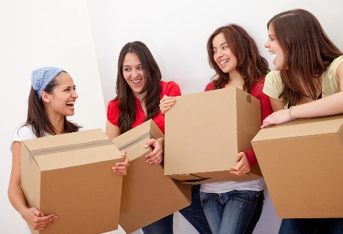 Organised household storage boxes and furniture in Lewisham