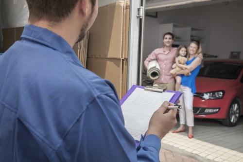 Commercial move logistics and transport setup in Lewisham
