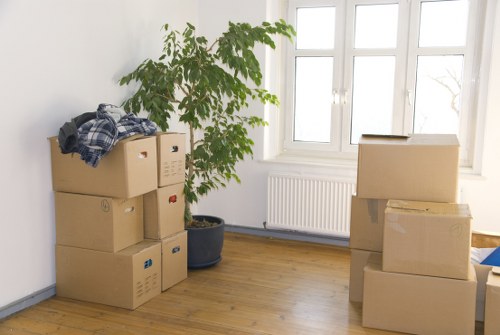 Removal team loading household items for a move in South East London