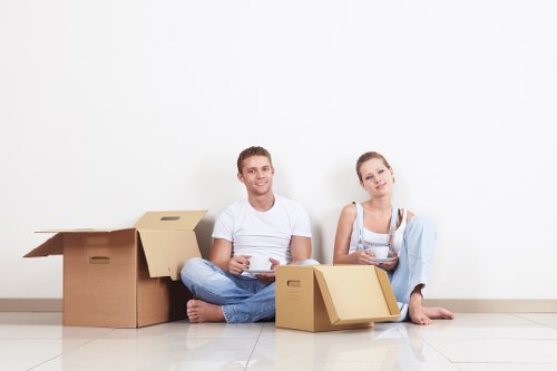 Apartment move with a moving truck in Lewisham