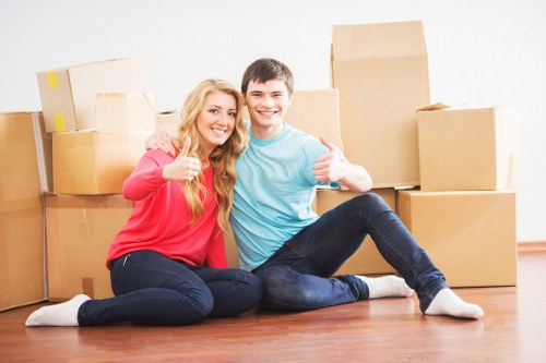 Booking and payment terms for a moving service