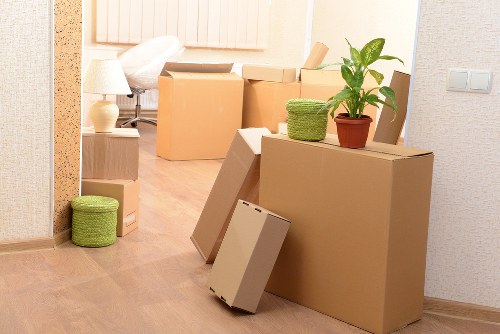 Secure packing of computers and files for office removals in Lewisham