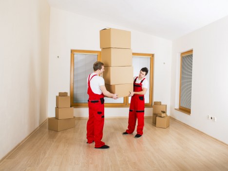 Man with a van service handling a mixed household load