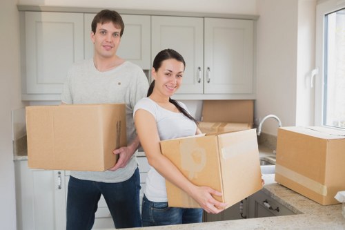 Commercial relocation with a removal van in Lewisham